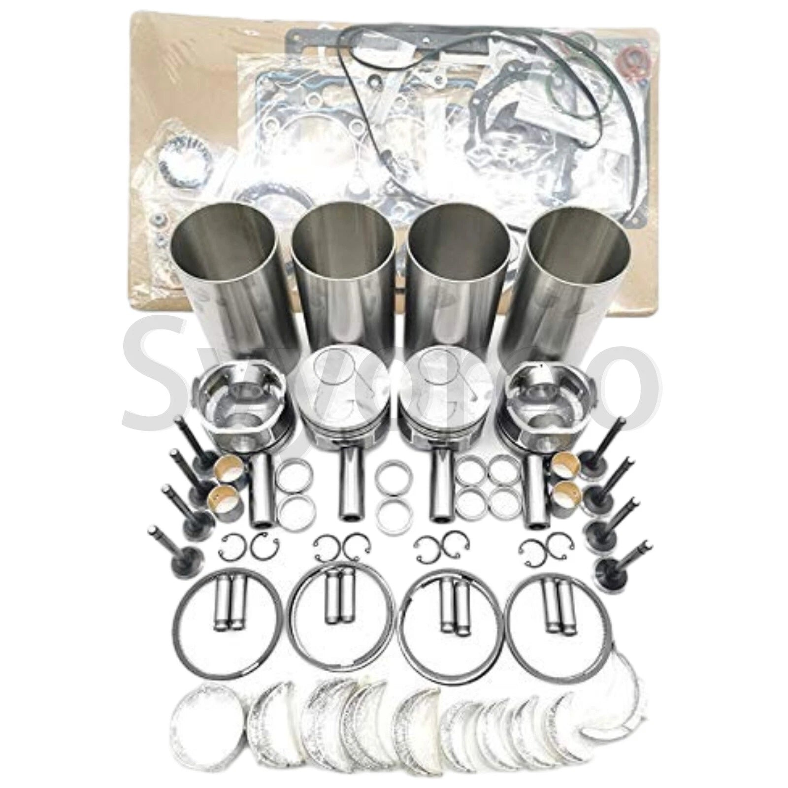 Engine Overhaul Rebuild Kit for Mitsubishi S4S Forklift (F18B, F18C)