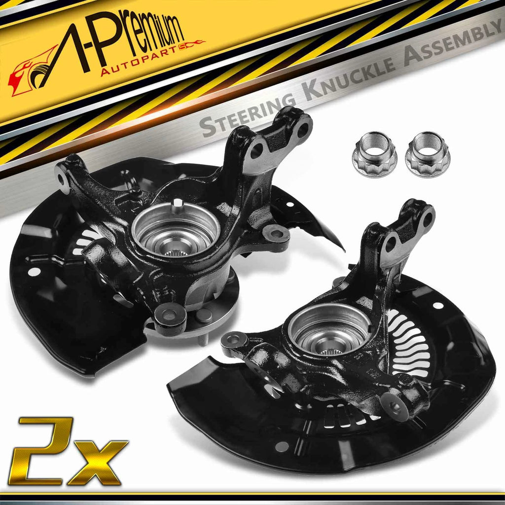 Front Steering Knuckle & Hub Bearing for Toyota Sienna (2011-2017) FWD