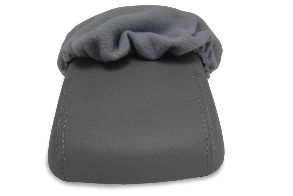 Console Lid Armrest Cover for Subaru Crosstrek (2012–2017) Gray Fleece