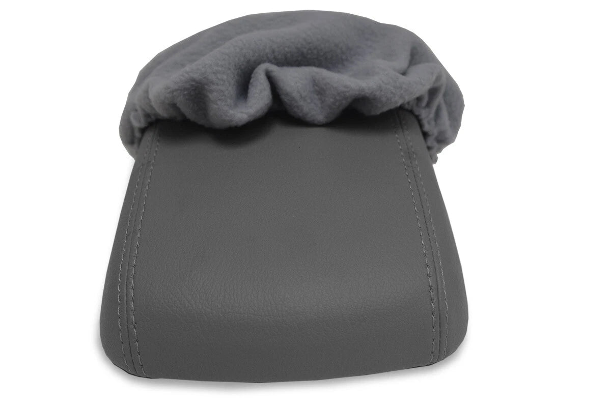 Console Lid Armrest Cover for Subaru Crosstrek (2012–2017) Gray Fleece