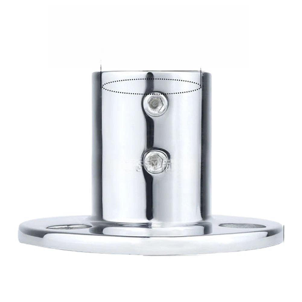 Round Tube Holder for Boat Railings (316 Stainless Steel, 22MM-38MM)