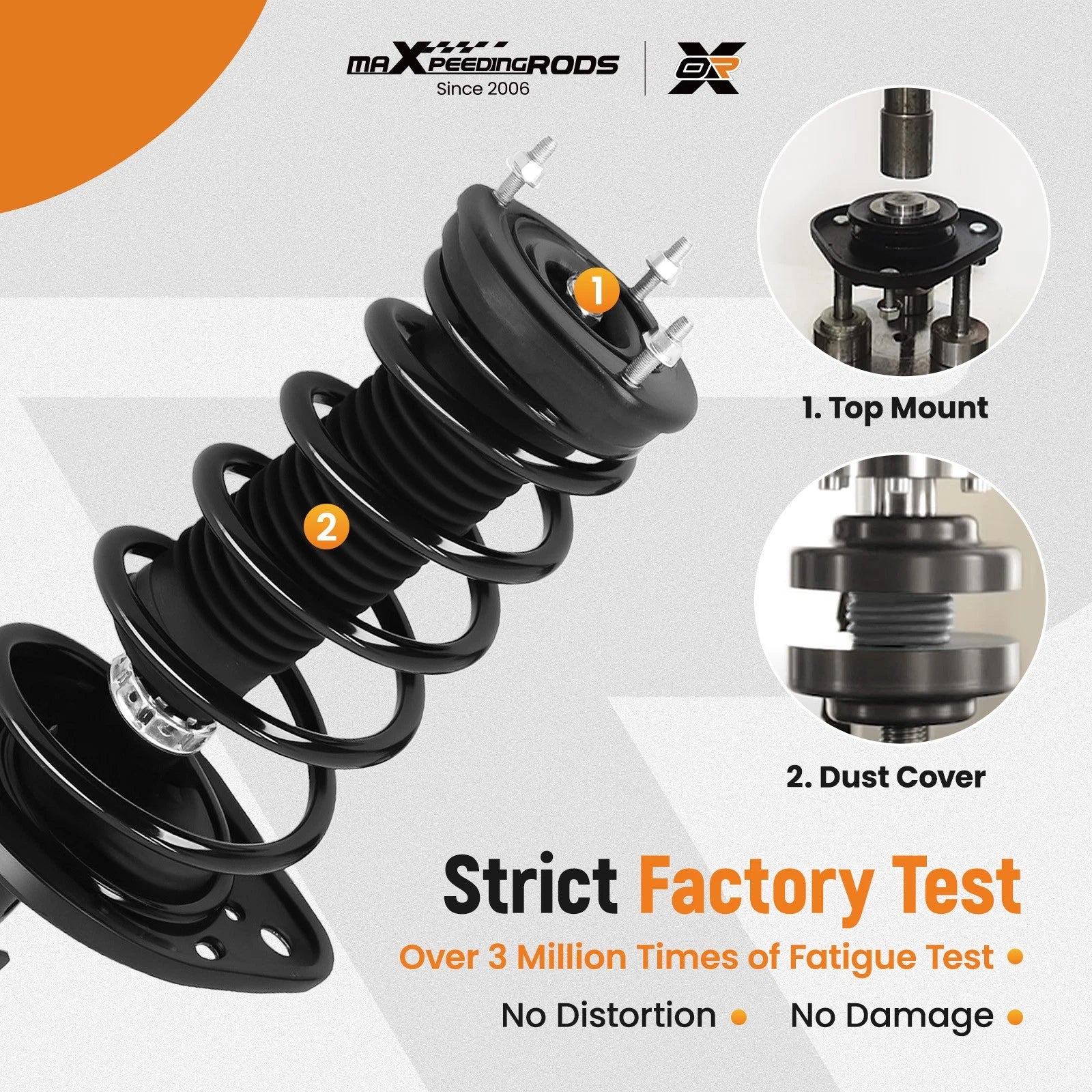 Set of 4 Struts Suspension Kit for Toyota Camry Avalon ES350 (2007–2011)