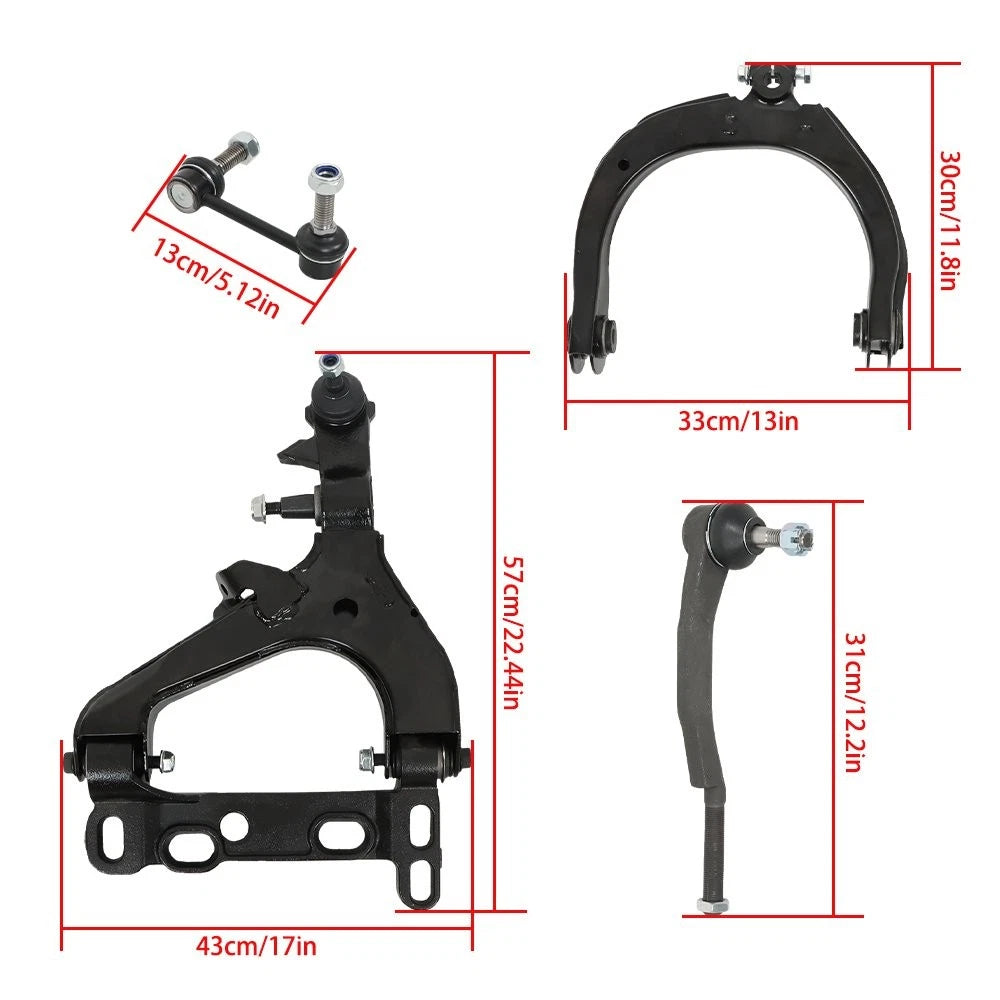 10X Front Control Arms Suspension Kit for Chevrolet Trailblazer (2004-2007)