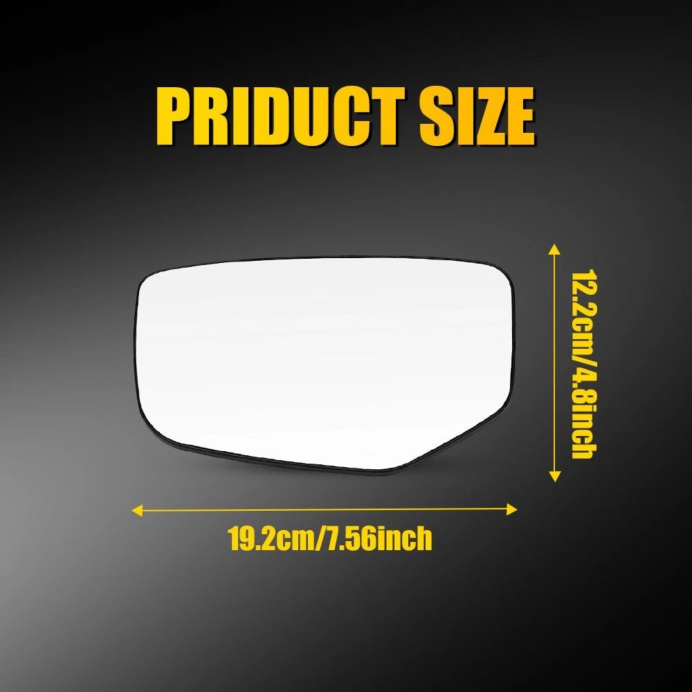 Heated Driver Left Side Mirror Glass for Honda Accord (2008–2012)