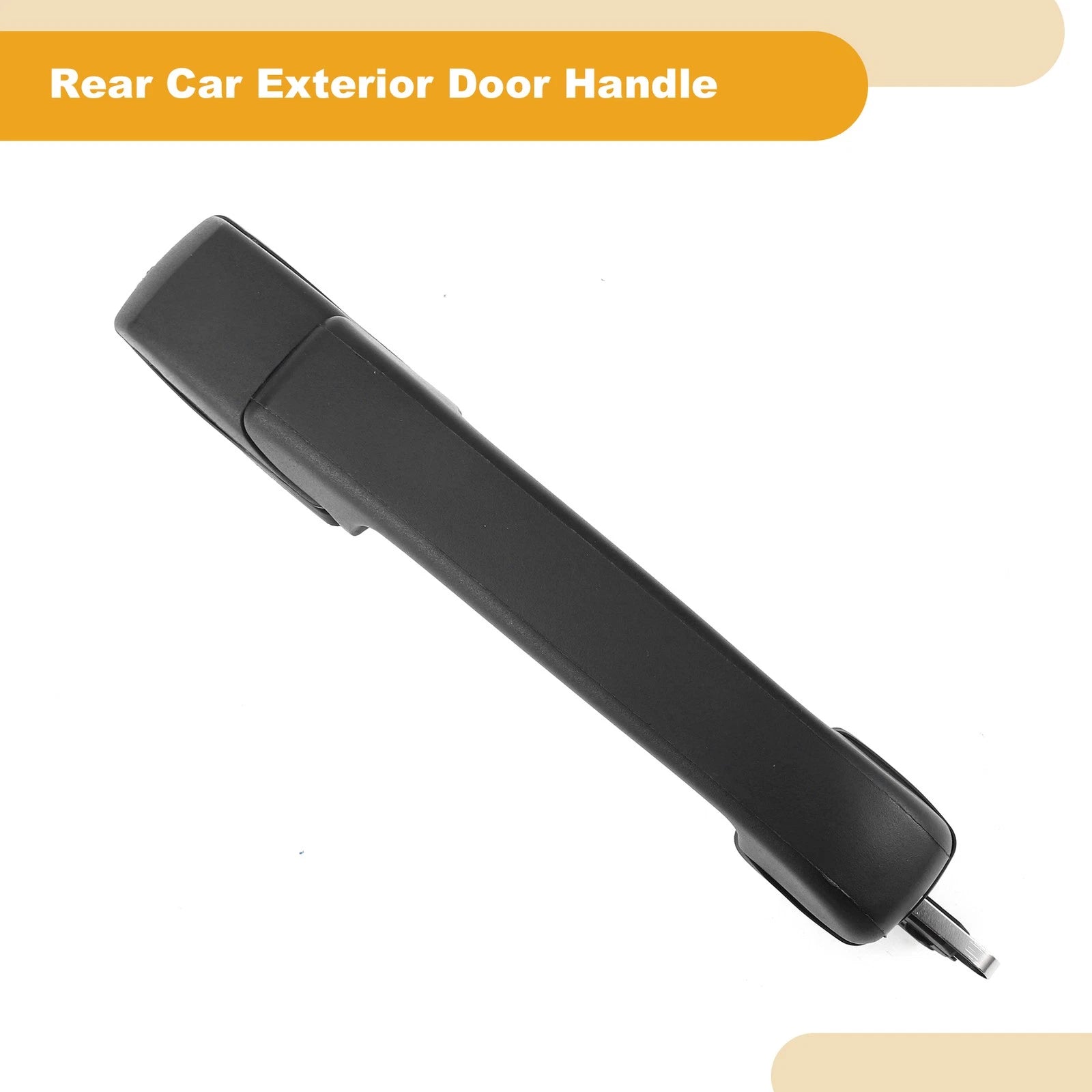 Rear Door Handle No. 1H4839205 for Volkswagen Jetta  Black Metal