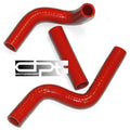 Silicone Radiator Hose for Kawasaki KX85 (1998–2008) 3 Ply Red