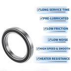 Deep Groove Ball Bearing P5 for Scooter Skateboard Wheel (95x130x18mm)