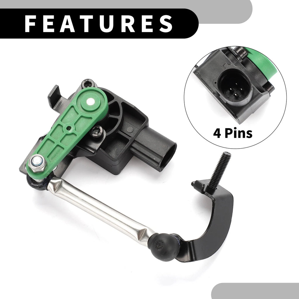 Front Left Air Suspension Ride Height Level Sensor 8J0941273G for Audi A3 (2004–2013)