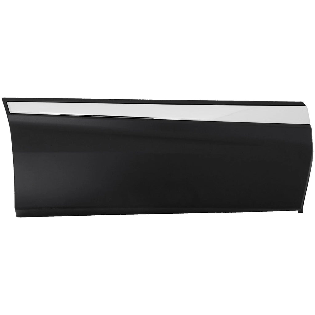 Set of 2 Door Molding and Beltlines for Rear Driver & Passenger Side