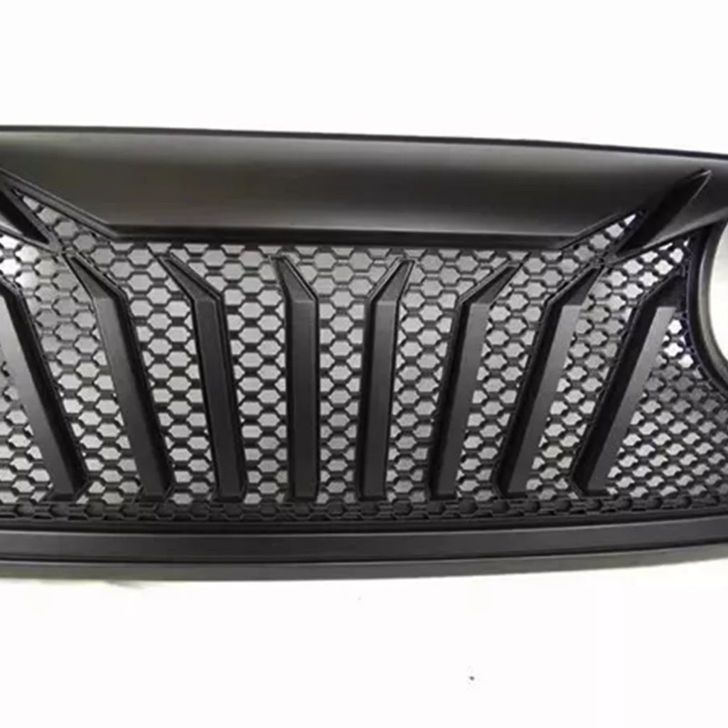 Front Shark Grille for Jeep Wrangler JL JLU Gladiator JT (2018–2024)