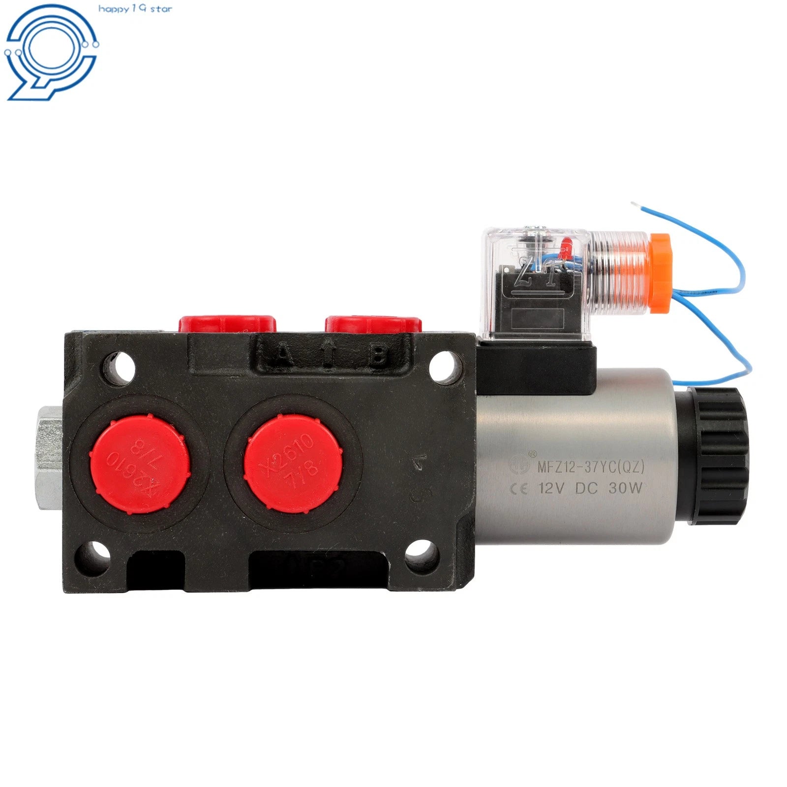 Hydraulic Selector Valve 12V DC 6 Port 13 GPM for Automotive Applications
