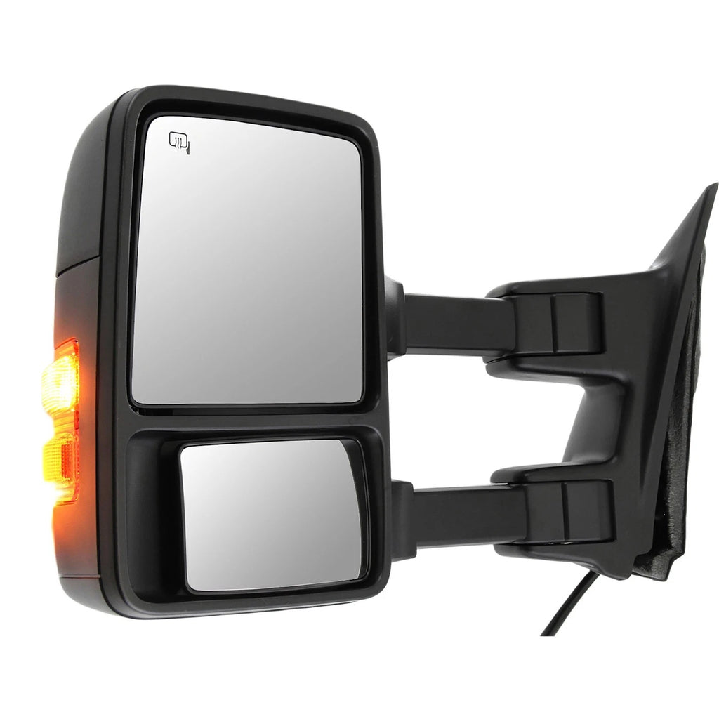 Tow Mirror Set for Ford F250 Super Duty (2008–2010) Power Heated Extendable