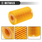 Set of 3 Engine Oil Filters for Toyota Land Cruiser (2008–2021) No. 0415238020