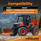2 Inch Bolt-On Trailer Hitch for Kubota BX Series