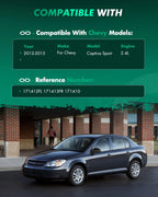 Front Complete Struts Shocks w/ Springs for Chevrolet Captiva (2012–2015)