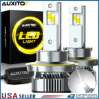 2X H13 LED Headlight Bulbs for High Low Beam (6500K Cool White)