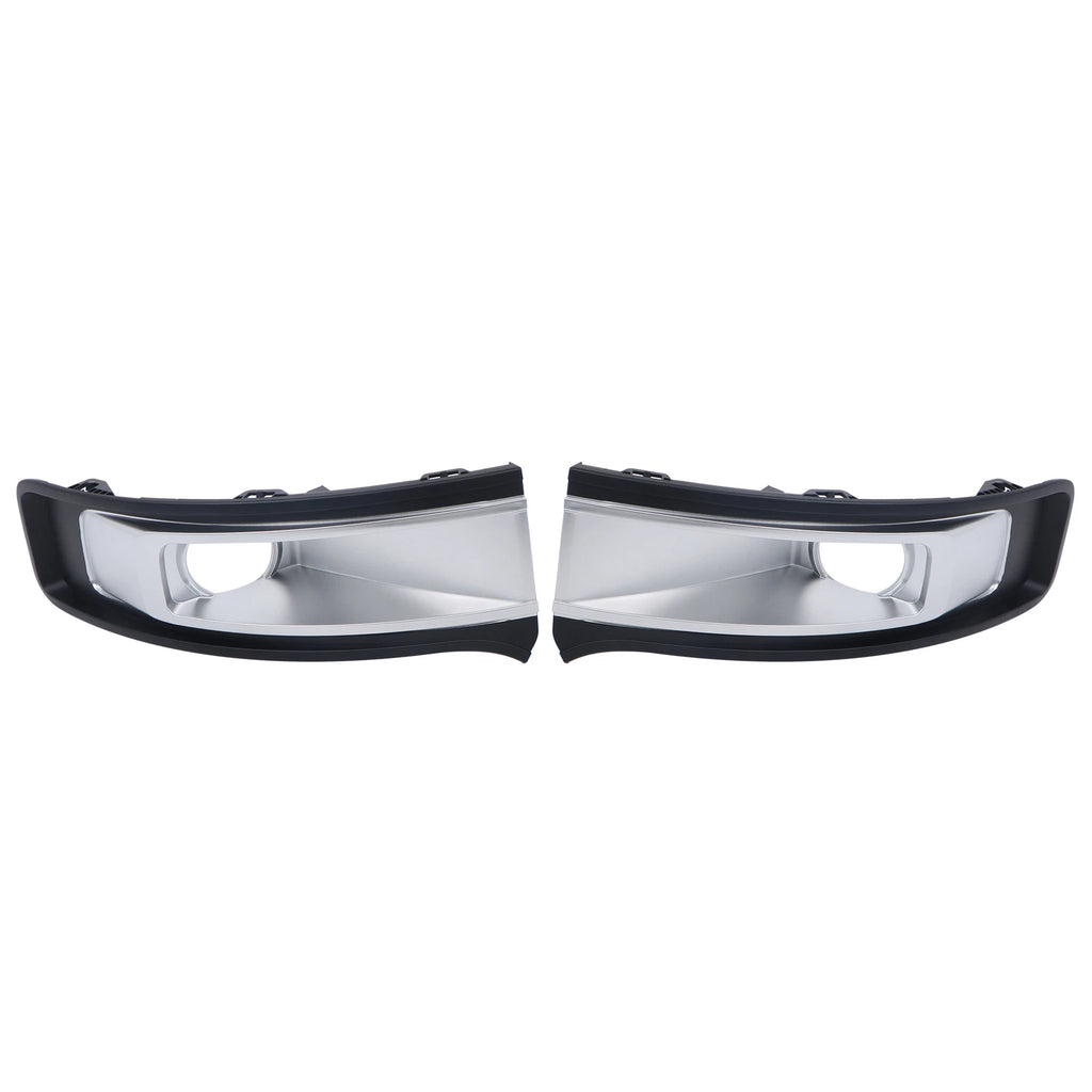 Fog Light Cover Set for Ford Flex (2013-2017) Front Left + Right Black