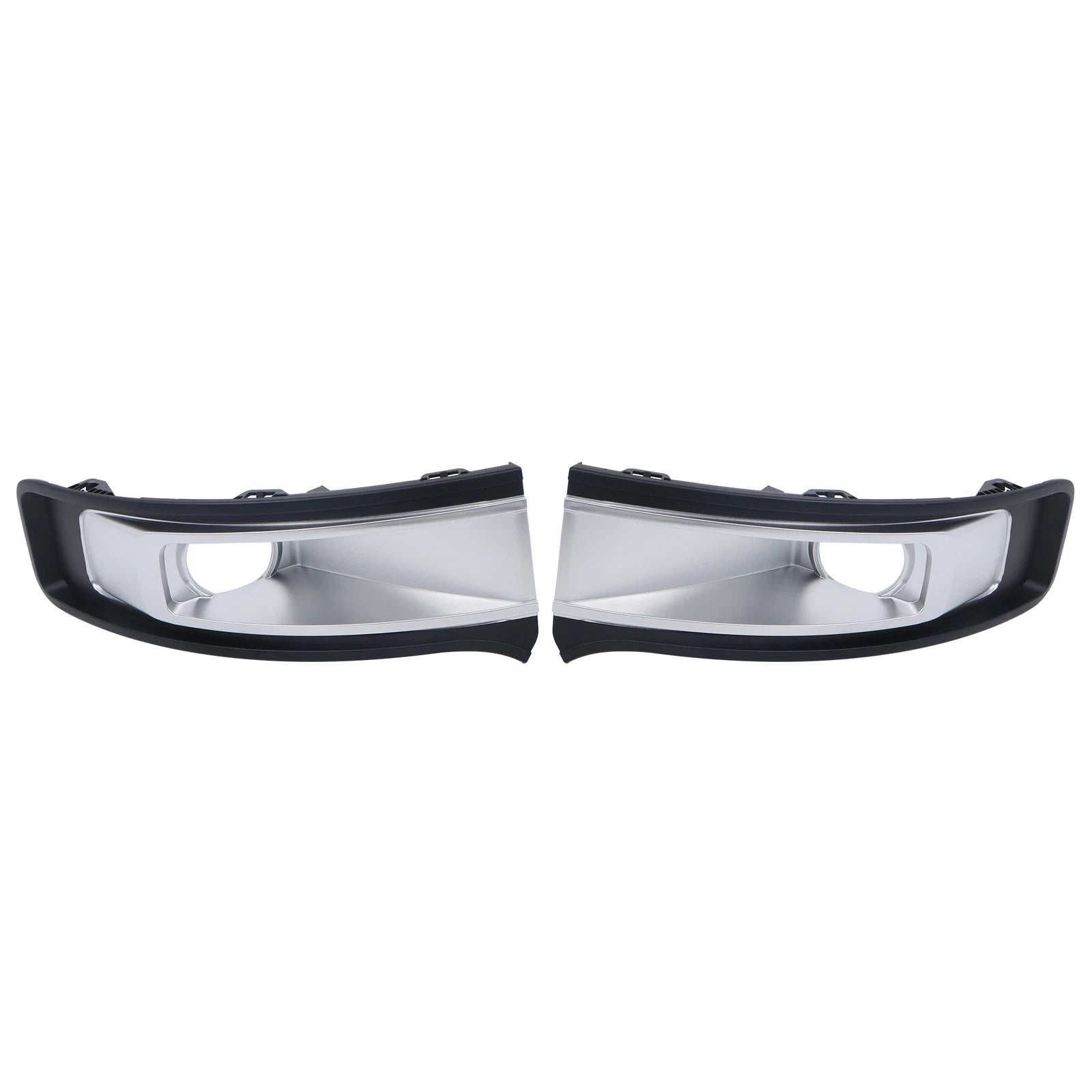 Fog Light Cover Set for Ford Flex (2013-2017) Front Left + Right Black