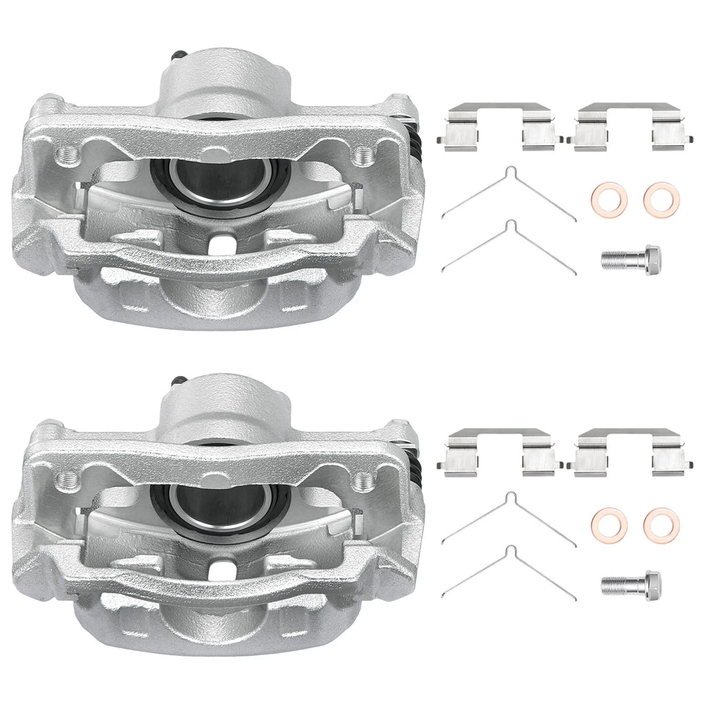 Front Left Right Brake Calipers with Bracket for 2012–2015 Honda Civic 1.8L