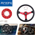 14" Red Steering Wheel with Adapter for Logitech G25 G27 G29 G920