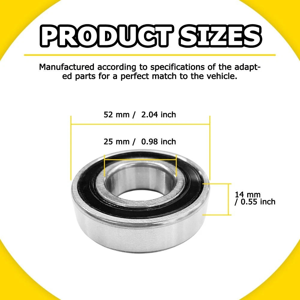 Front Rear ABS Wheel Bearings for Harley Road Glide Ultra CVO/SE-FLTRUSE (2011, 2015–2016)