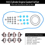 Head Full Gasket Set for Chevy Silverado 1500, Express, GMC Sierra 5.3L, 4.8L (2002–2011)