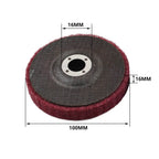 100mm Nylon Fiber Flap Buffing Wheel for Angle Grinder
