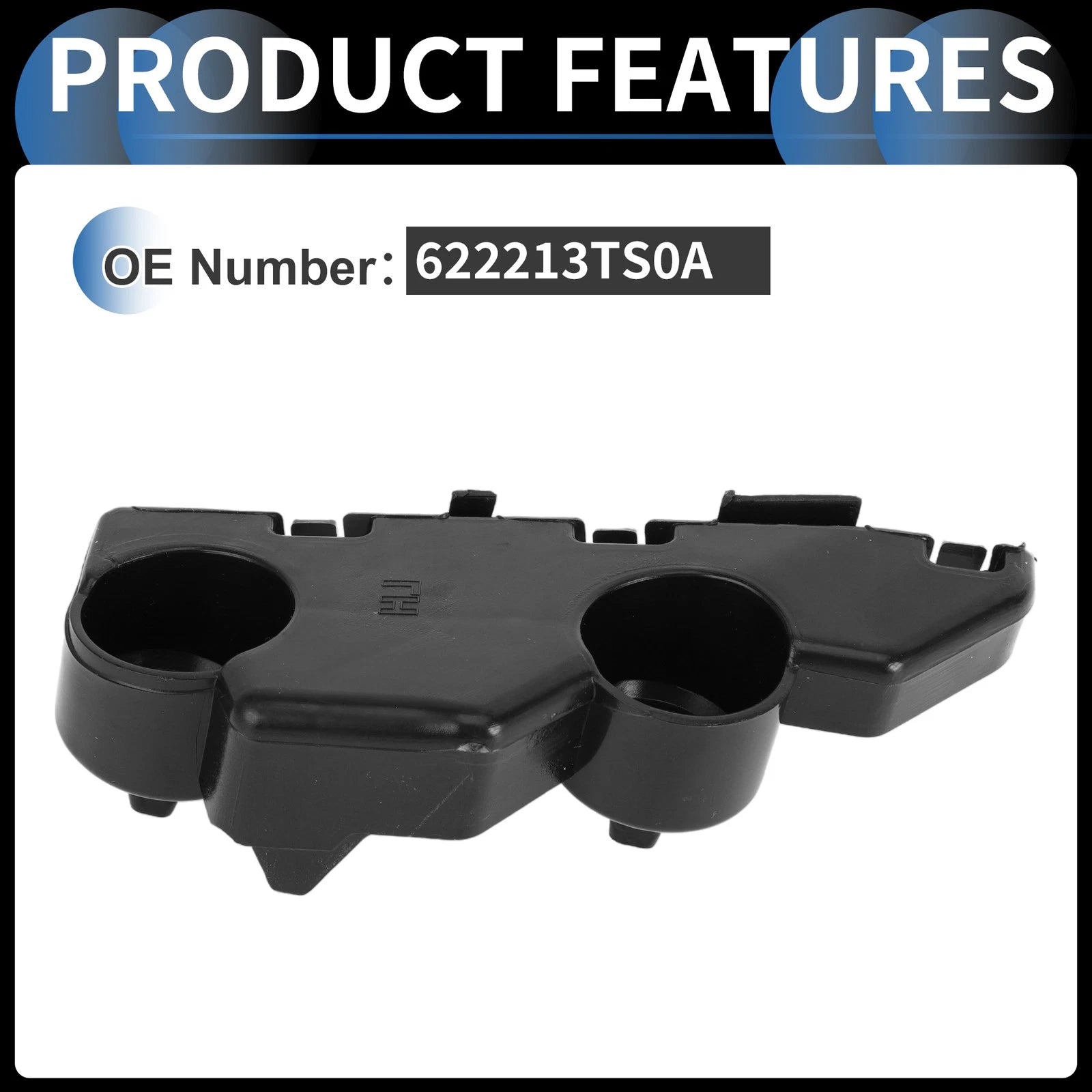 1 Pc Left Front Bumper Retainer Bracket No. 622213TS0A for Nissan Altima (2013–2015)