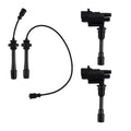 Set of Ignition Coils and Wires for Mazda Protege5 (2002–2003)