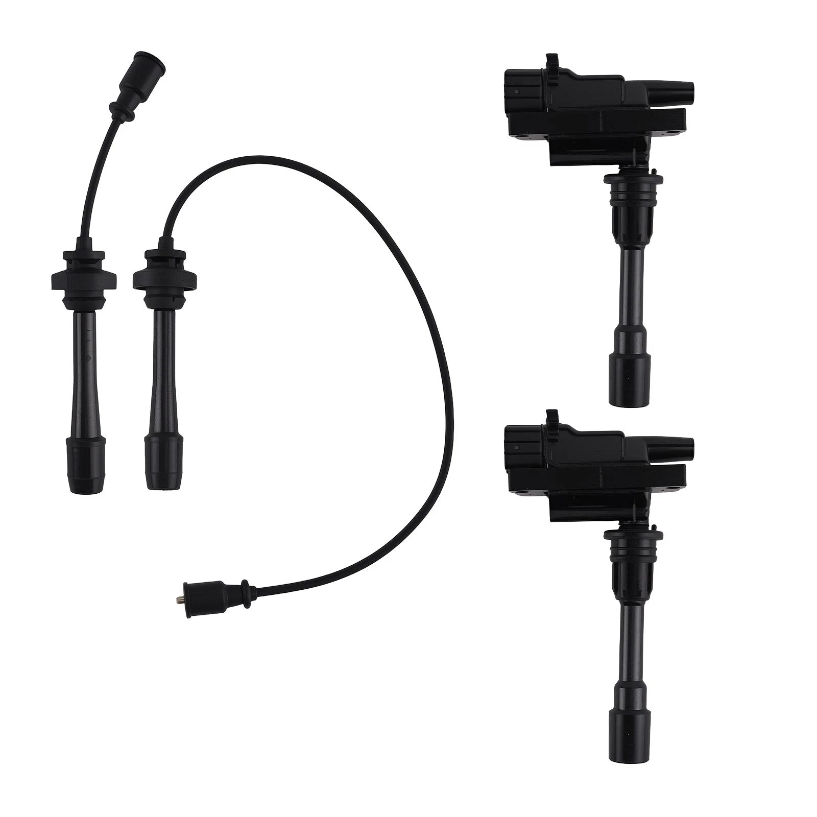 Set of Ignition Coils and Wires for Mazda Protege5 (2002–2003)