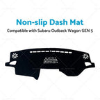 Dash Mat Cover for Subaru Outback Wagon (2015–2020) - Black Non-Slip