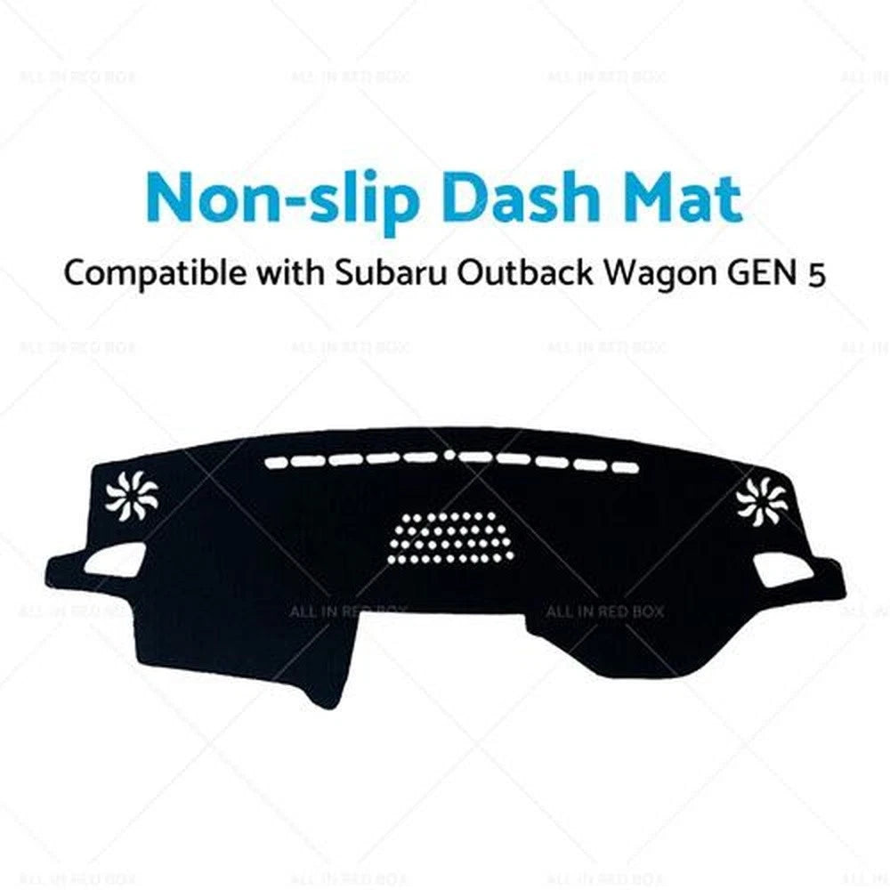 Dash Mat Cover for Subaru Outback Wagon (2015–2020) - Black Non-Slip