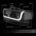 LED DRL Headlight Bumper Signal Lamp for Sierra 1500 2500 (1999–2007)