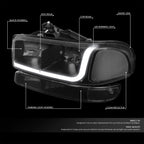 LED DRL Headlight Bumper Signal Lamp for Sierra 1500 2500 (1999–2007)