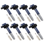 8 Pack Ignition Coil + Spark Plug for Ford F-150, Mustang (2011–2016) V8 5.0L