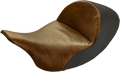 SADDLEMEN Lariat Solo Seat for FL (2008–2024) - Low - Distressed Brown 808-07B-0041L