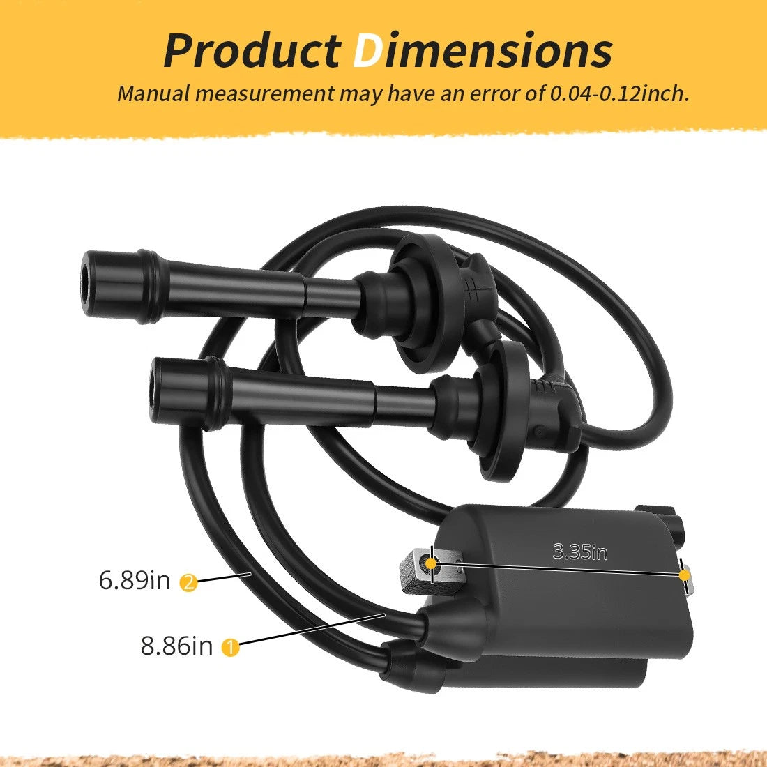 Ignition Coil for Suzuki DF90/115/140 (33410-90J00, 33420-90J00)
