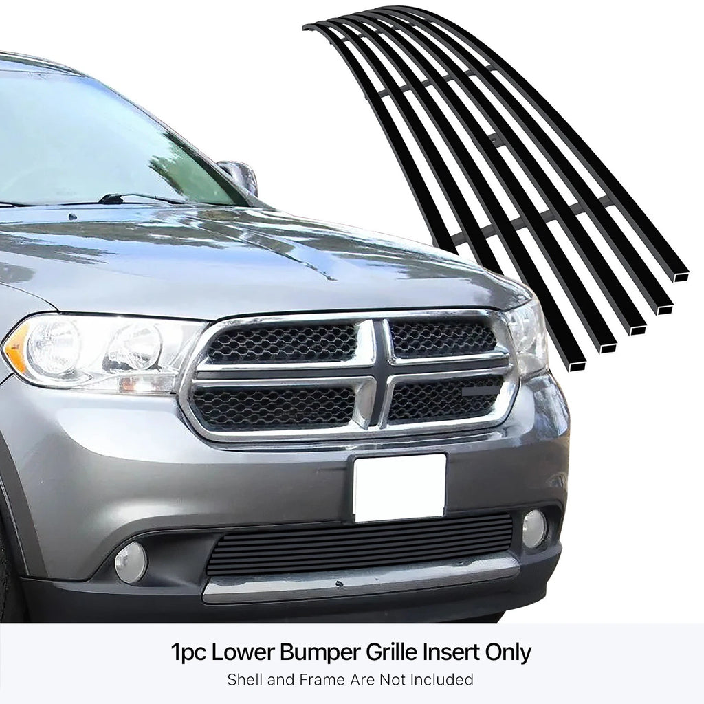 Stainless Black Billet Grille Insert for Dodge Durango (2011-2013)