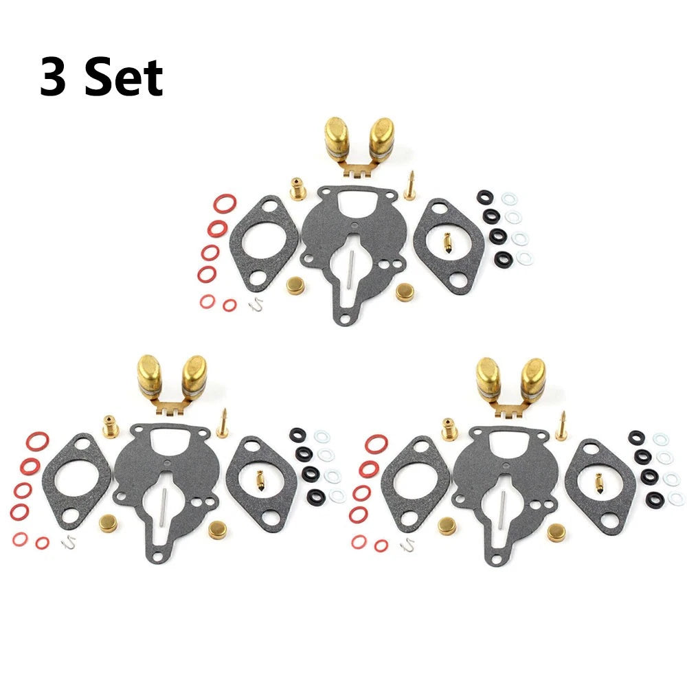 3X Carburetor Rebuild Kit for Zenith Wisconsin VH4D VHD TJD THD AHH (N/A)