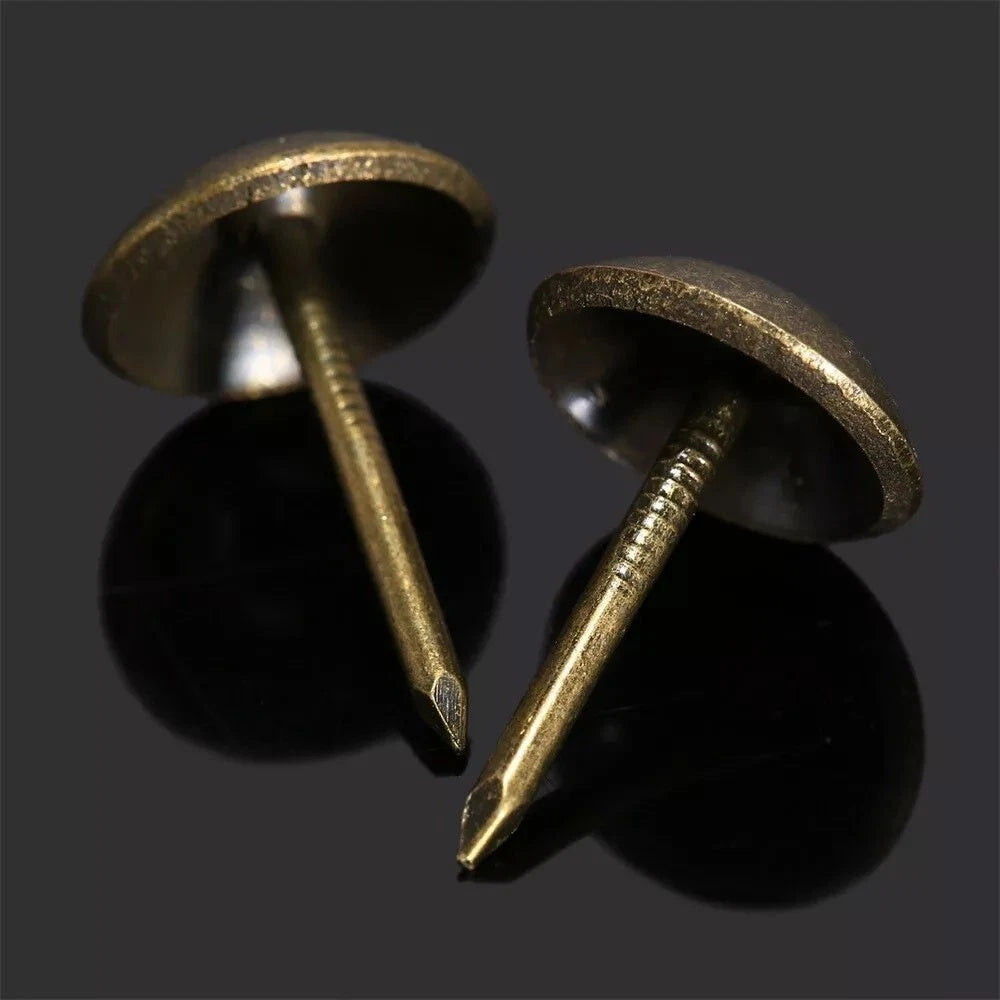 100pcs Antique Bronze Upholstery Nail Tacks for Furniture