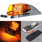 7 LED Amber Upper Cab Marker Clearance Light for Freightliner Argosy