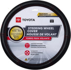 Plasticolor Steering Wheel Cover for Toyota (Deluxe Style, Red)