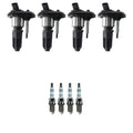 Set of 4 Ignition Coils & Denso Iridium Spark Plugs for Colorado L4 2.8 (2015–2020)