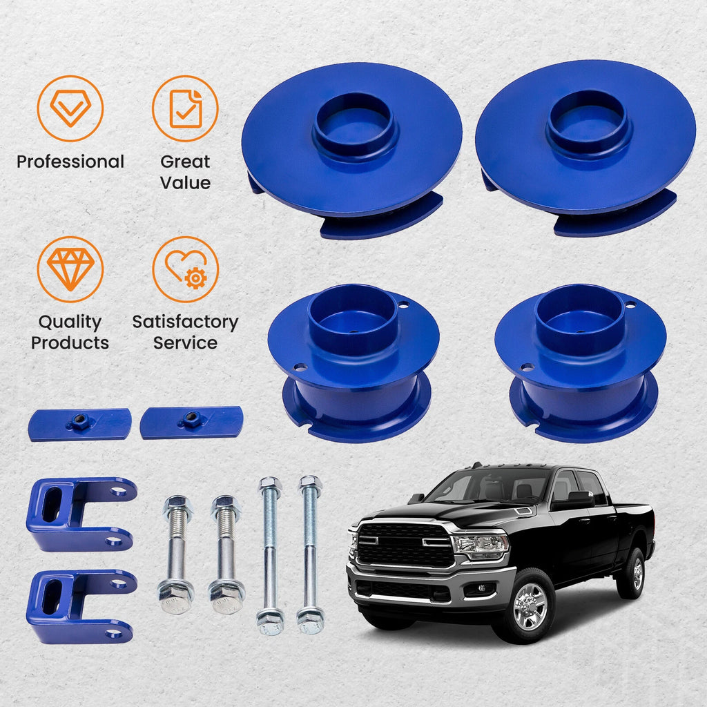 3" Front +1.5" Rear Lift Kit Spacers for Dodge Ram 2500 (2014–2020)