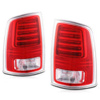 Red Lens LED Turn Signal Tail Brake Lights for Ram 1500-3500 (2013–2022)