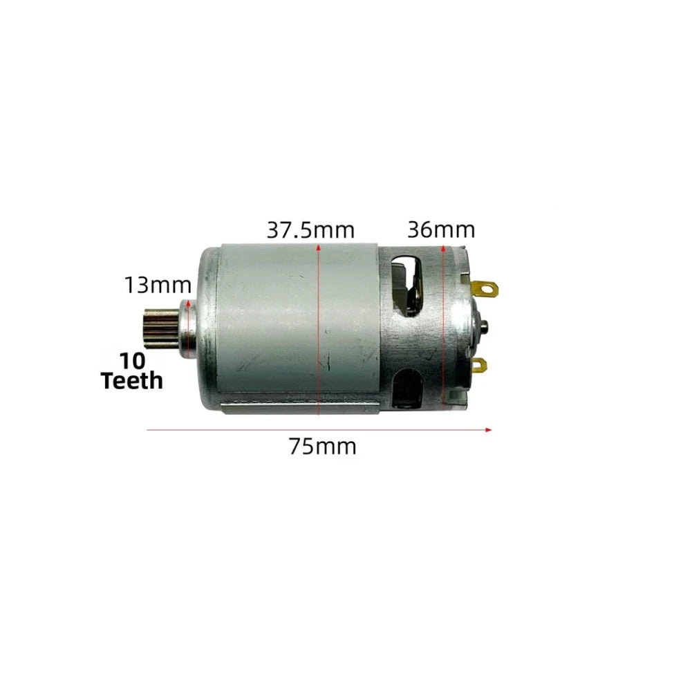 21V RS550 Bimetal Chainsaw Motor 10 Tooth for Cordless Saw