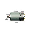 21V RS550 Bimetal Chainsaw Motor 10 Tooth for Cordless Saw