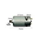 21V RS550 Bimetal Chainsaw Motor 10 Tooth for Cordless Saw