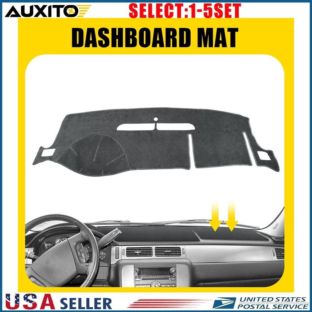 Dashboard Cover Mat Pad for Chevy Silverado 1500 2500 3500 HD (2007–2013)