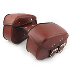 Universal PU Leather Saddle Bags for Harley Sportster Dyna